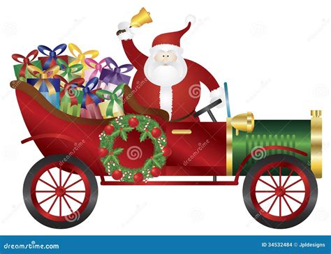 Santa Claus Delivering Presents Royalty Free Stock Photography