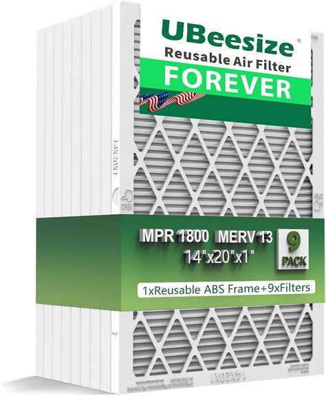 Amazon Ubeesize Reusable Air Filter X X Pack Merv Mpr