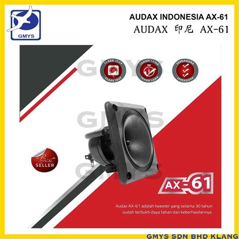 F Audax Indonesia Ax Tweeter Original Shopee Malaysia