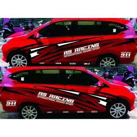 Jual Stiker Sticker Mobil Honda Brio Jazz Calya Agya Avanza Terios Ayla