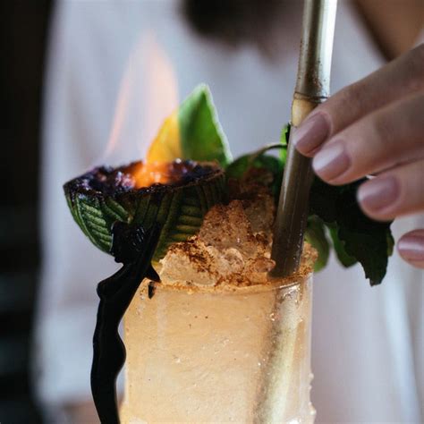 Flaming Cocktails Drinks