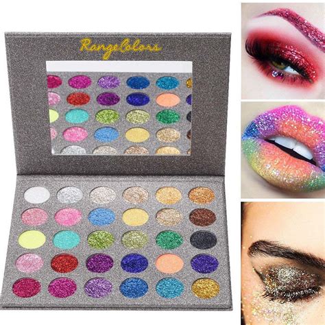 30 Colors Pressed Glitter Eyeshadow Professional Makeup Palette Dry