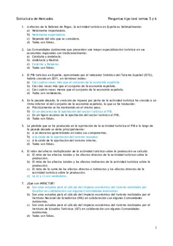 Examen Tipo Test Con Respuestas Pdf