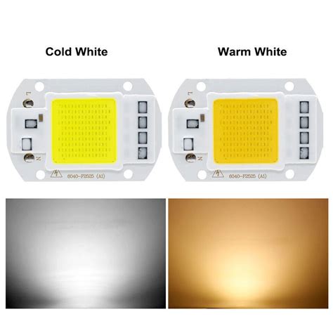 Driverless High Power Floodlight Led W W W Diy Cob Led Chip Lens