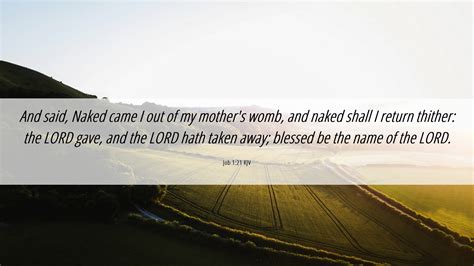 Job 1 21 KJV Desktop Wallpaper And Said Naked Came I Out Of My Mother S Womb