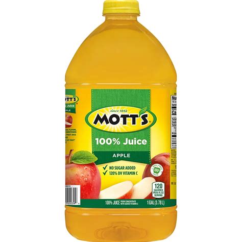 Motts Original 100 Apple Juice Shop Juice At H E B