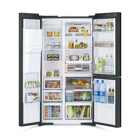 Buy Hitachi Side By Side Refrigerator Cubic Mirror R Mx Gvth