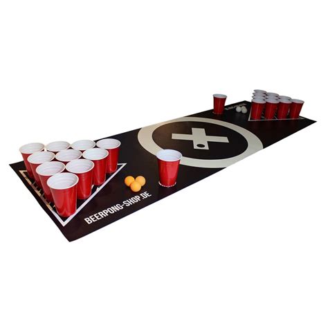 BeerCup Baseliner Beer Pong Spielmatte Set Kaufland De