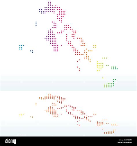 Vector Image Map Of Commonwealth Of The Bahamas With With Dot Pattern