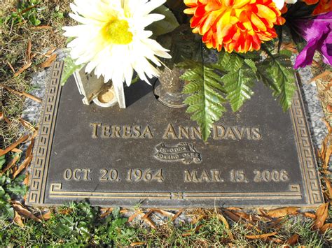 Teresa Ann Davis 1964 2008 Find A Grave Memorial