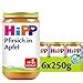 HiPP Früchte Pfirsich in Apfel 6er Pack 6 x 250 g Amazon de