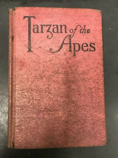 VINTAGE TARZAN OF The Apes Edgar Rice Burroughs Copyright 1914 Grosset