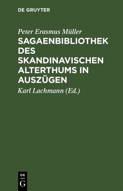 Sagaenbibliothek Des Skandinavischen Alterthums In Ausz Gen Online Kaufen