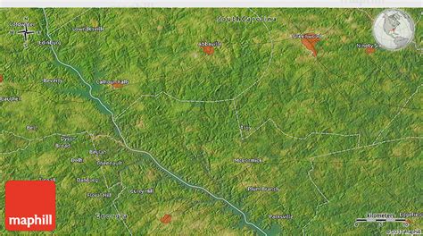 Satellite 3D Map of Breezewood