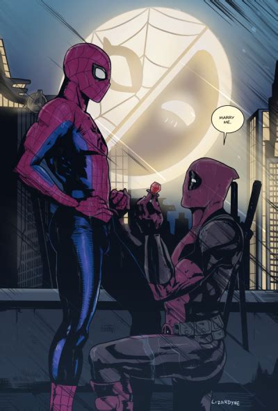 Art Dump Spideypool Deadpool And Spiderman Deadpool Comic