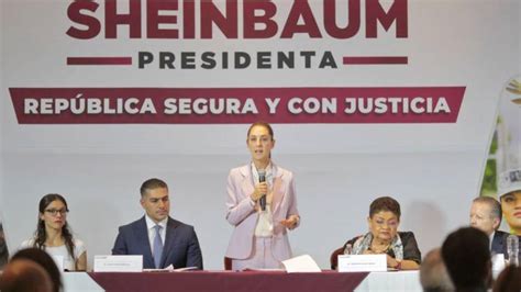 Sheinbaum Presenta 5 Ejes De Su Plan De Seguridad