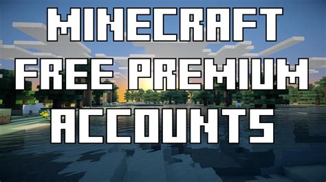 Free Minecraft Premium Accounts X Youtube