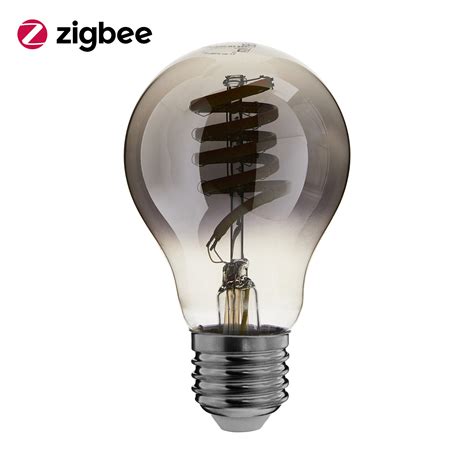 Zigbee Led Filament Lamp Dimbaar E Bulb A Smokey K K Ecodim