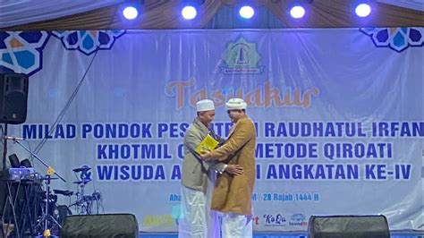 Sepenggal Kisah Tentang Dr Kh Irfan Soleh S Th I Mba Oleh Ust