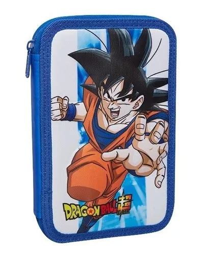 Canopla Cartuchera Dragon Ball Z 1 Piso Textil Mooving MercadoLibre