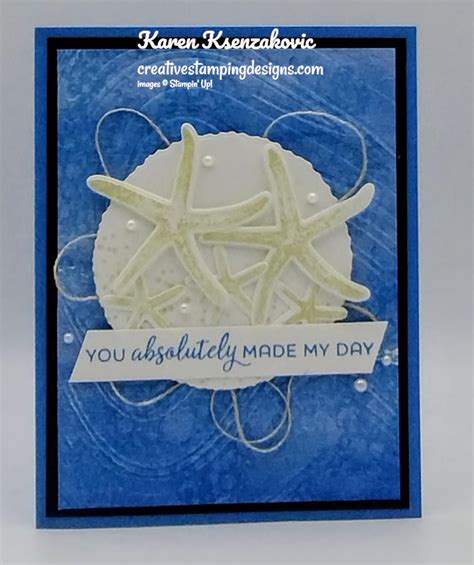 Stampin Up Seaside Wishes For The Card Concepts Creative Stamping