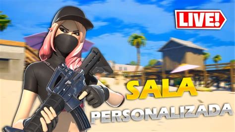 FORTNITE AO VIVO SALA PERSONALIZADA 4 SAFE OUTFIT CAIU MATOU