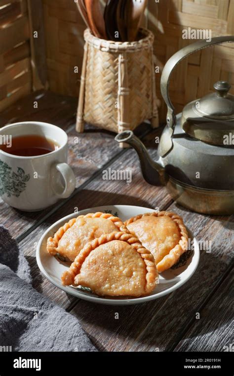 Delicious Curry Puff Or Malaysian People Called Karipap Filled With