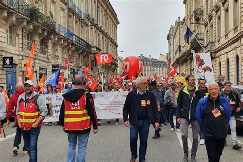 En Images Les Moments Forts De La Manifestation Du Mars Bordeaux