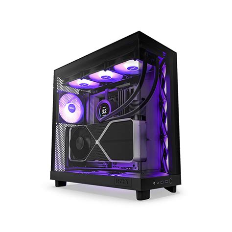 Nzxt H Flow Rgb Dual Chamber Mid Tower Casing Black Price In Bd