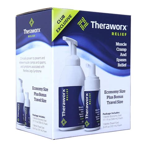 Theraworx Relief Fast Acting Foam For Leg Cramps Foot Cramps And