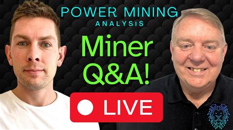 Anthony Power Bitcoin Miner Q A Live Top Bitcoin Stock News Today