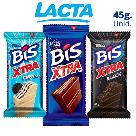 Chocolate Lacta Bis Xtra Sabores 45 G Unid Shopee Brasil