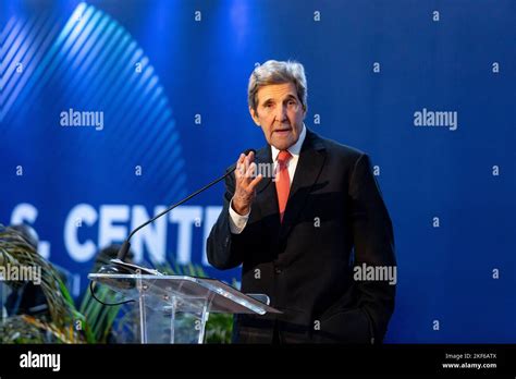 John Kerry Sonderbeauftragter Des Us Pr Sidenten F R Klima Spricht Im