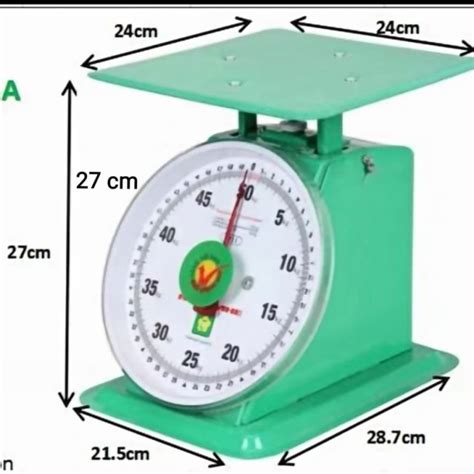 Timbangan Duduk Jarum 50K Vietnam Qlty Timbangan Manual REN HE 50 Kg