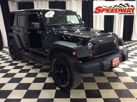 2012 Used Jeep Wrangler Unlimited 4wd 4dr Sport At Speedway Auto Mall Serving Rockford Il Iid