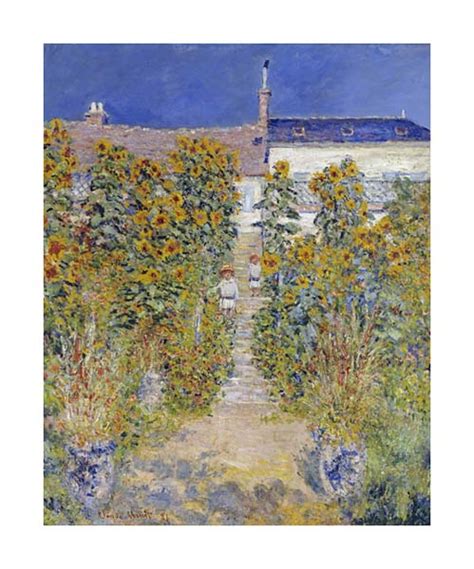 Claude Monet Fine Art Open Edition Giclée The Artist s Garden at