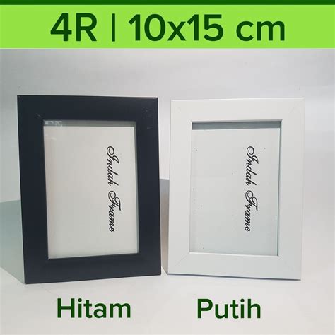 Jual Pigura Bingkai Foto R Minimalis Pakai Kaca Photo Frame X Cm