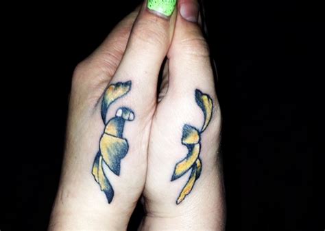 We Are In Love With These Disney Themed Couple Tattoos Disney Couple