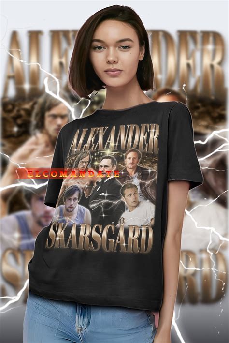 Alexander Skarsgård Vintage Shirt Alexander Skarsgård Homage Tshirt