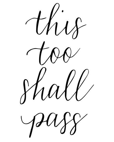 This Too Shall Pass Printable Bible Quotes Wall Decor Etsy