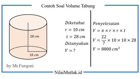 Contoh Soal Volume Tabung - Homecare24