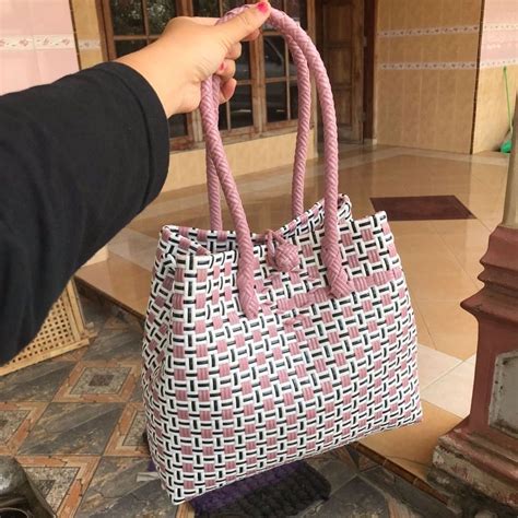 Jual Part Tas Anyam Jali Premium Tas Wanita Anyaman Jali Muat