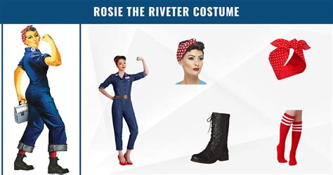 Rosie the Riveter Costume - USA Jacket