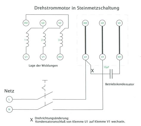 Drehstrommotor Richtig Verkabeln