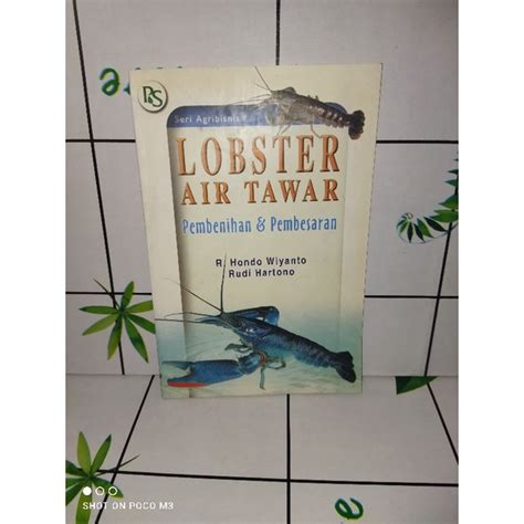 Jual Buku Lobster Air Tawar Pembenihan Pembesaran By R Hondo Wiyanto