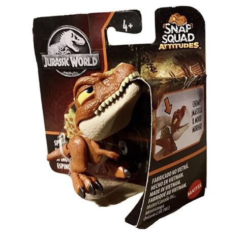 Mattel Jurassic World Snap Squad Attitudes Spinosaurus Dinosaur Figure