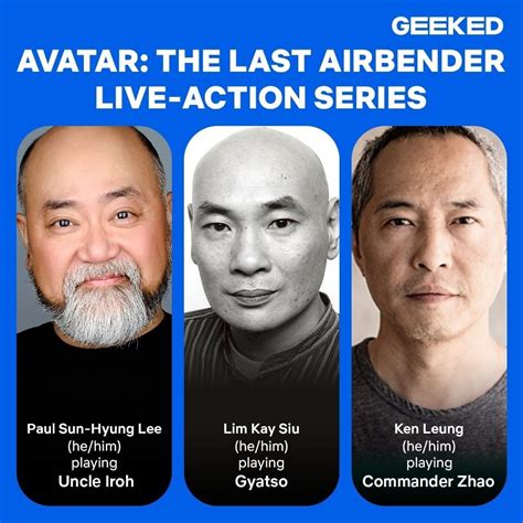 Netflix Geeked On Instagram The Cast Of Avatar The Last Airbender