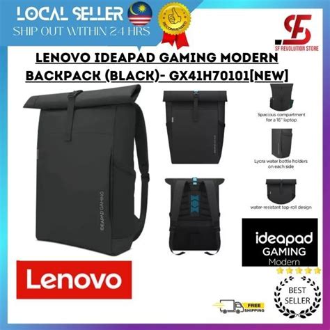 Lenovo Ideapad Gaming Modern Backpack Black Gx41h70101[new] Lazada