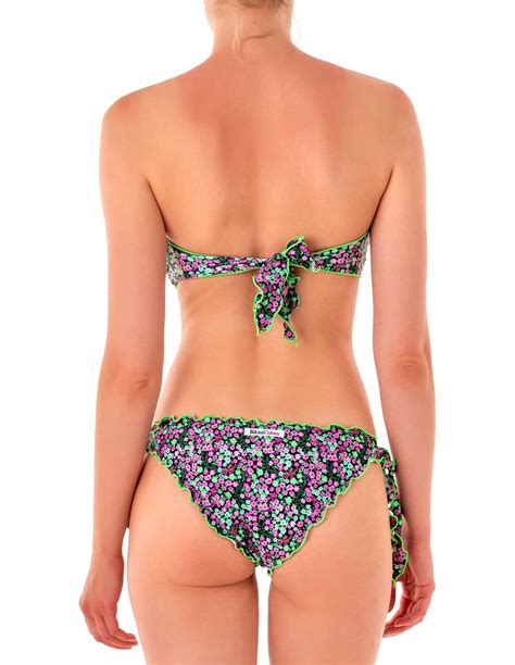 Bikini Fascia Frou Frou Con Slip O Brasiliana Fiocchi Clori