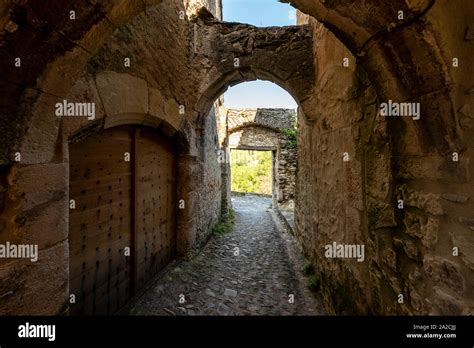 Cobbled Path In Le Poet Laval Drome France Stock Photo Alamy